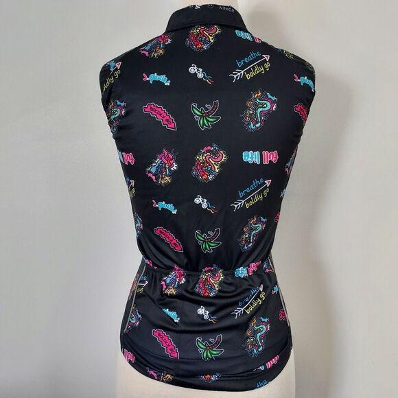 Champion System Cycling Jersey Womens Size XS Race Cut Sleeveless Full Zipper - Picture 9 of 13